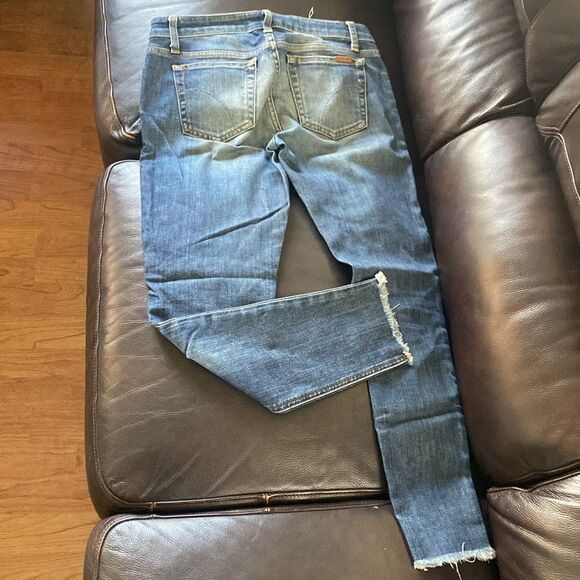 JOE’S Distressed Japanese distressed blue Jeans. Skinny Finn ankle button fly - Picture 6 of 12